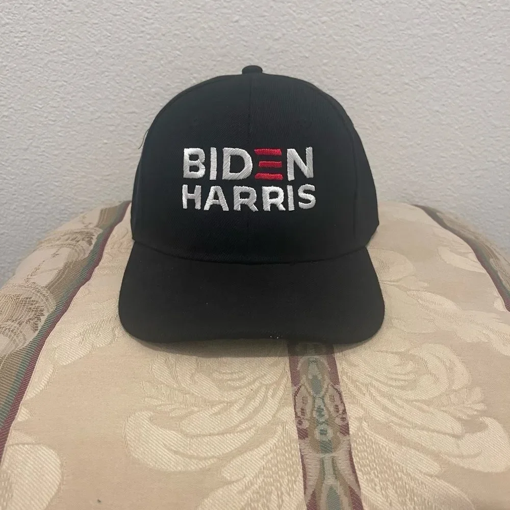 Biden Harris Ball Cap Hat Adjustable Baseball Velcro Backstrap Democrat Liberal